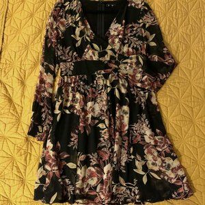 Soieblu Floral Dress Sz L